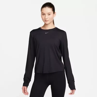 Nike Womens Crew Neck Long Sleeve Quick Dry Active T-Shirt