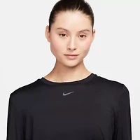 Nike Womens Crew Neck Long Sleeve Quick Dry Active T-Shirt