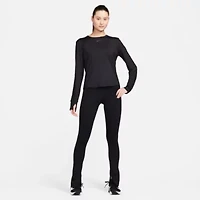 Nike Womens Crew Neck Long Sleeve Quick Dry Active T-Shirt