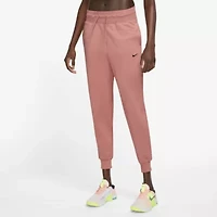 Nike Womens Drawstring Waist Lightweight Stretch Fabric Cuffed High Rise Fleece Active Jogger Pant