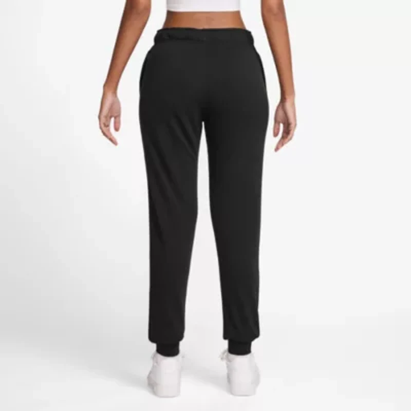 Nike Club Womens Drawstring Waist Cuffed Mid Rise Fleece Active Jogger Pant