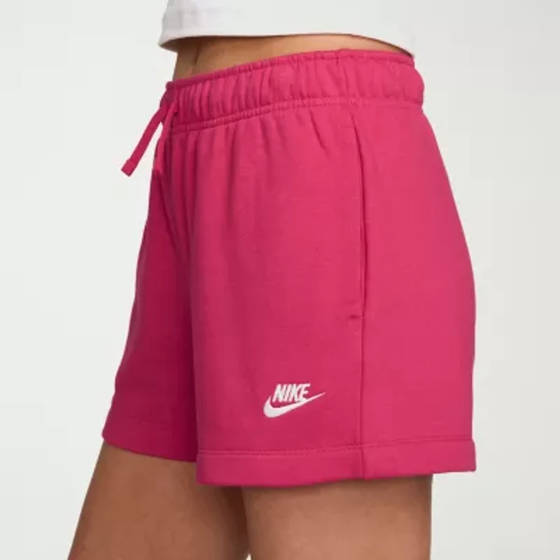 Nike Womens Mid Rise Drawstring Waist Active Pull-On Short