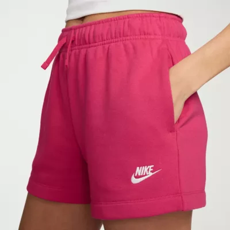 Nike Womens Mid Rise Drawstring Waist Active Pull-On Short