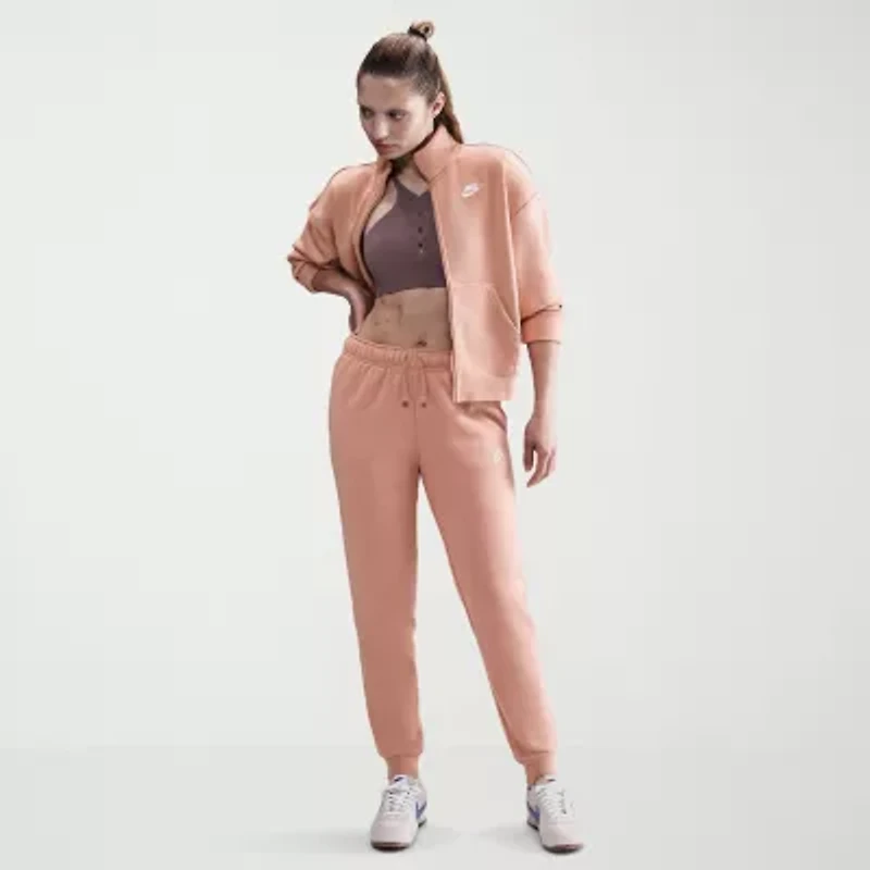 Nike Womens Fleece Lined Midweight Track Jacket