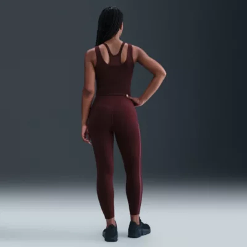 Nike Dri-Fit Womens Quick Dry High Rise Knit 7/8 Ankle Legging