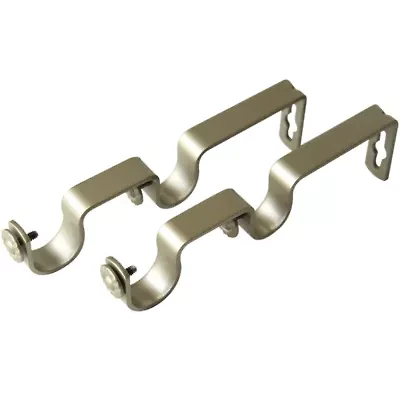 Rod Desyne 2-pk. 13/16-1" Curtain Double-Wall Brackets