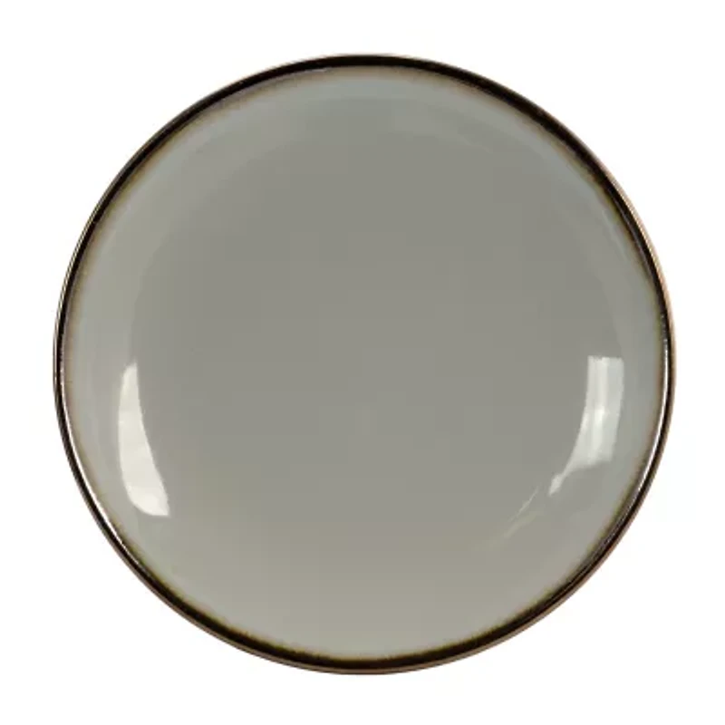 Elama Tahitian Sand 6-pc. Stoneware Salad Plate