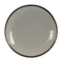 Elama Tahitian Sand 6-pc. Stoneware Salad Plate