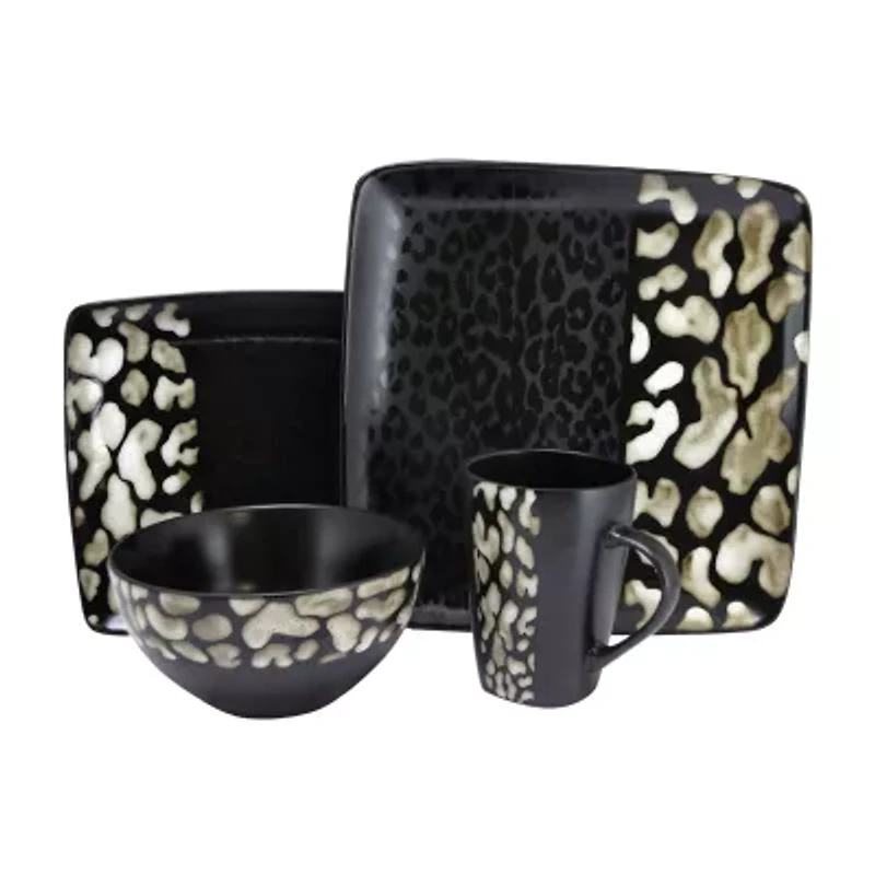 Elama Savannah 16-pc. Stoneware Dinnerware Set