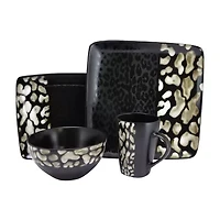 Elama Savannah 16-pc. Stoneware Dinnerware Set