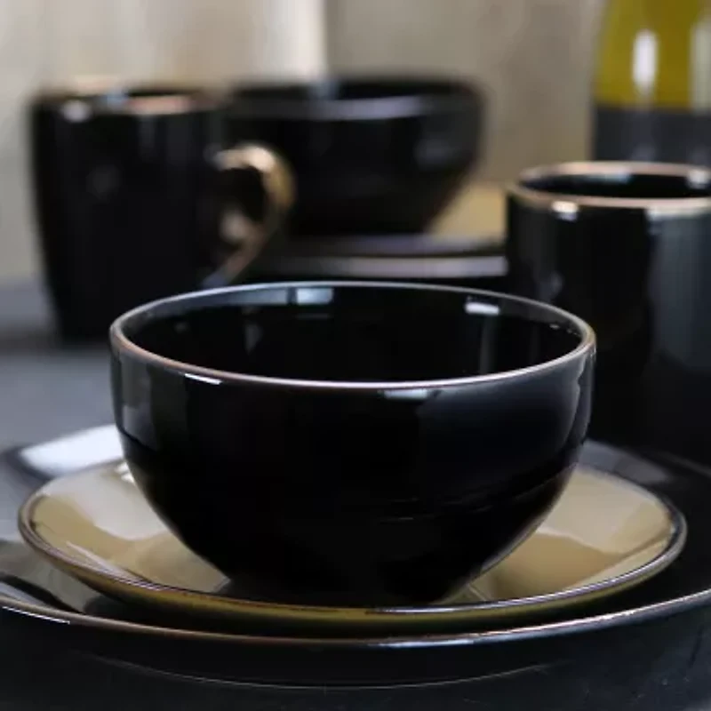 Elama Cambridge Grand 16-pc. Stoneware Dinnerware Set