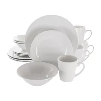 Elama Marshal 16-pc. Porcelain Dinnerware Set