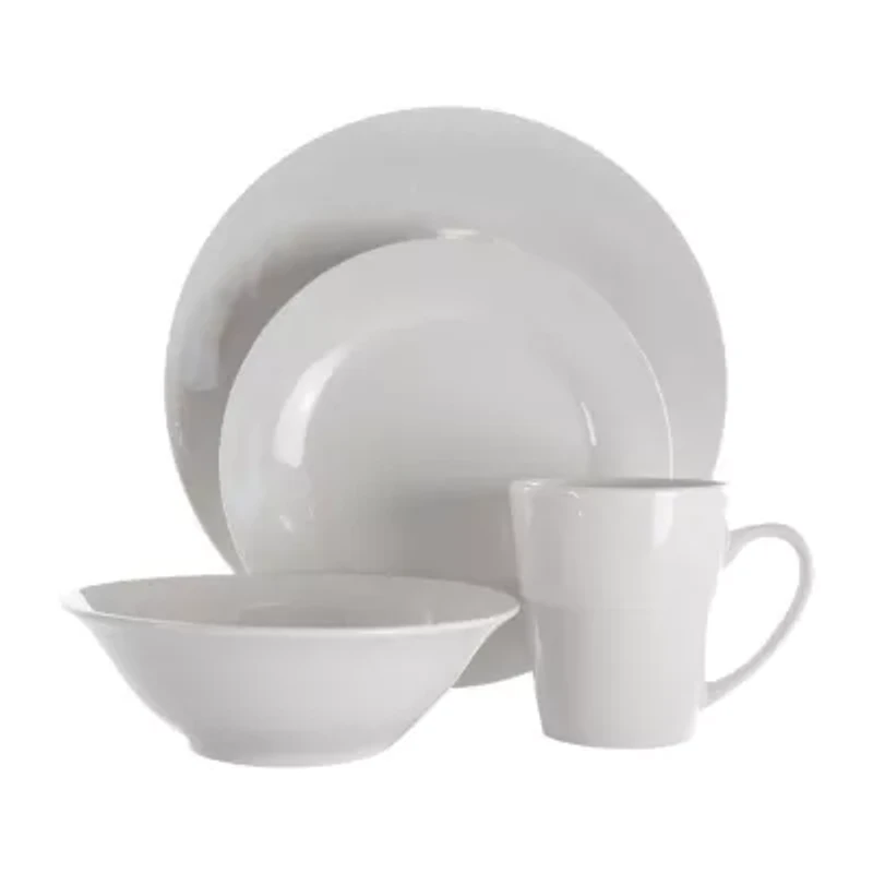 Elama Marshal 16-pc. Porcelain Dinnerware Set