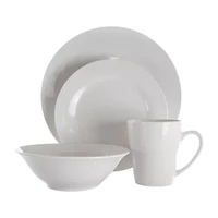 Elama Marshal 16-pc. Porcelain Dinnerware Set