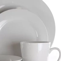 Elama Marshal 16-pc. Porcelain Dinnerware Set