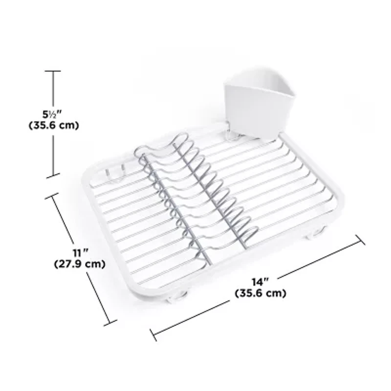 Umbra White Nickel Dish Rack