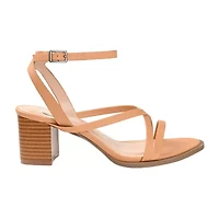 Journee Collection Anikah Womens Round Open Toe Stacked Heel Pumps