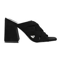 Journee Collection Dorisa Womens Round Open Toe Block Heel Pumps