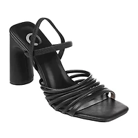 Journee Collection Hera Womens Round Open Toe Block Heel Pumps