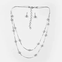 Vieste Rosa Womens Simulated Pearl 2-pc. Jewelry Set