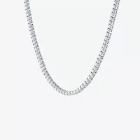 Diamond Addiction (G-H / SI2-I1) 4 CT.T.W. Lab Grown Tennis Necklace 10K Gold