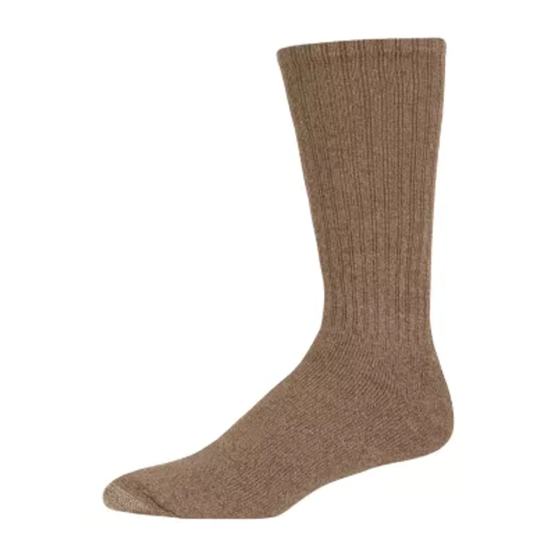 Gold Toe Harrington Mens 6 Pair Big and Tall Crew Socks