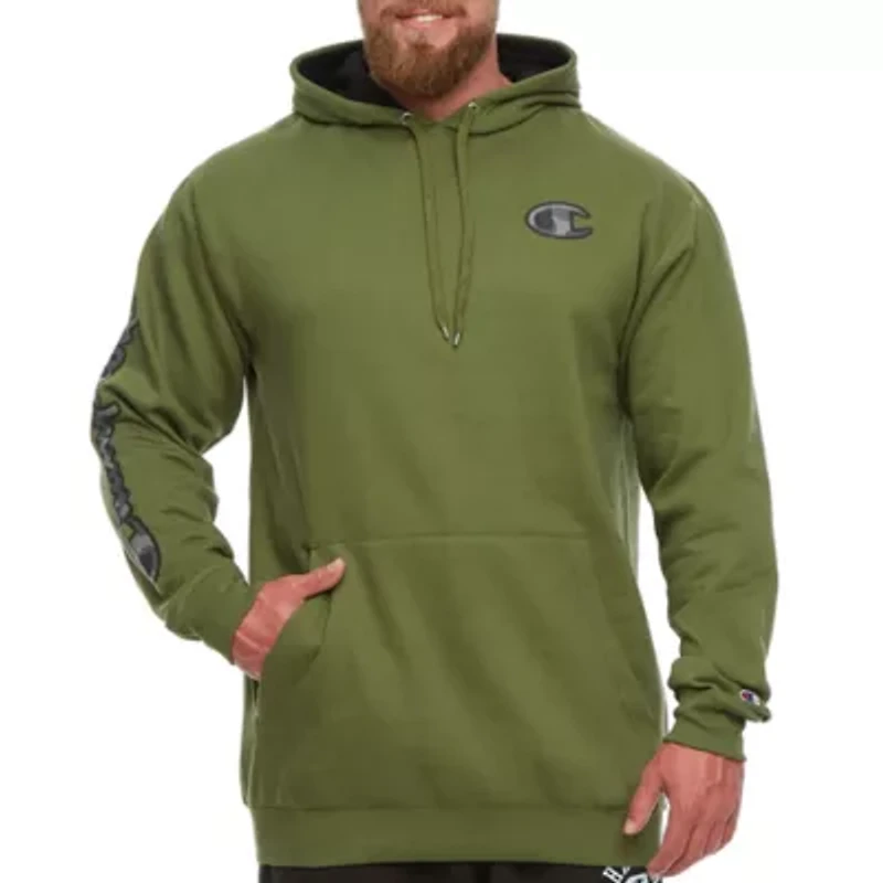 Champion Mens Long Sleeve Active Big and Tall Hoodie