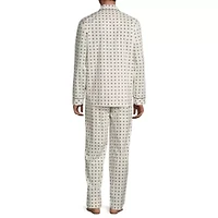 Stafford Modal Mens Long Sleeve 2-pc. Pajama Sets