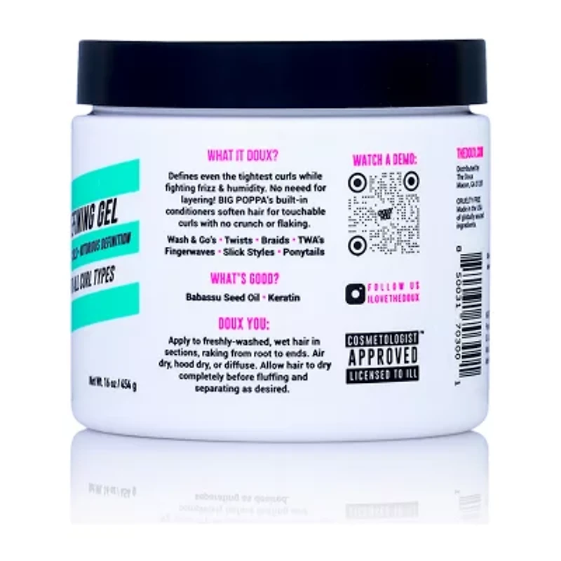 The Doux Big Poppa Define Gel Hair Gel 16 oz.