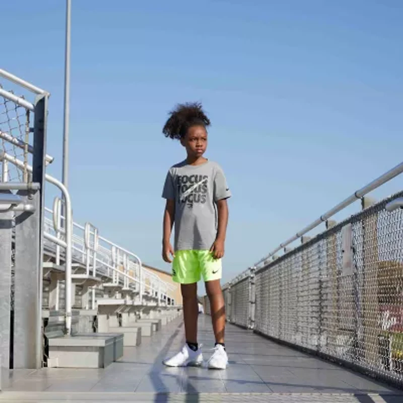 Nike 3BRAND by Russell Wilson Big Kid Boys Crew Neck Short Sleeve Regular Fit Graphic T-Shirt