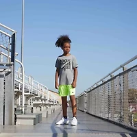 Nike 3BRAND by Russell Wilson Big Kid Boys Crew Neck Short Sleeve Regular Fit Graphic T-Shirt