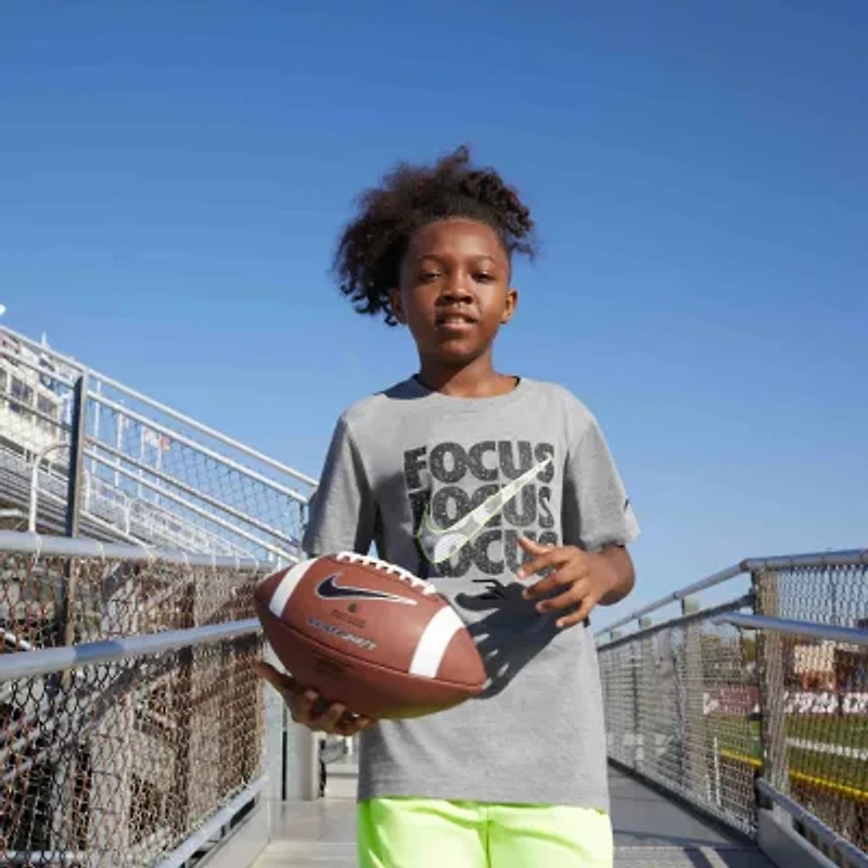 Nike 3BRAND by Russell Wilson Big Kid Boys Crew Neck Short Sleeve Regular Fit Graphic T-Shirt