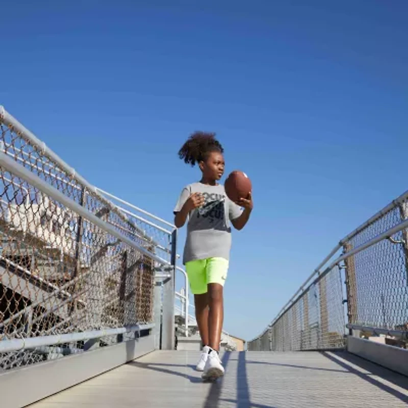 Nike 3BRAND by Russell Wilson Big Kid Boys Crew Neck Short Sleeve Regular Fit Graphic T-Shirt