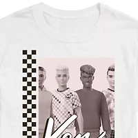 Mens Short Sleeve Barbie Graphic T-Shirt