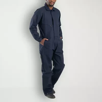 Berne Deluxe Unlined Short Mens Big Long Sleeve Workwear Coverall
