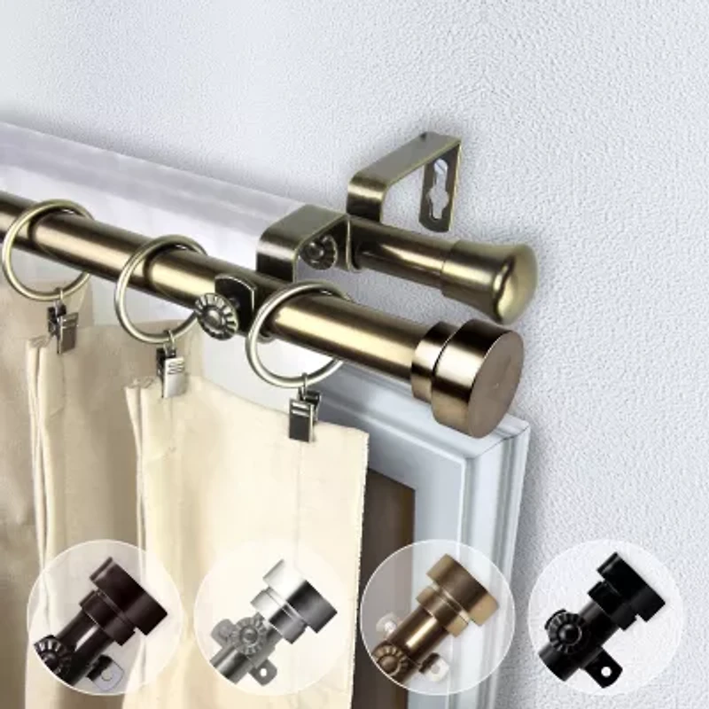 Rod Desyne Topper Double Curtain