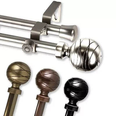 Rod Desyne Arman Double Curtain