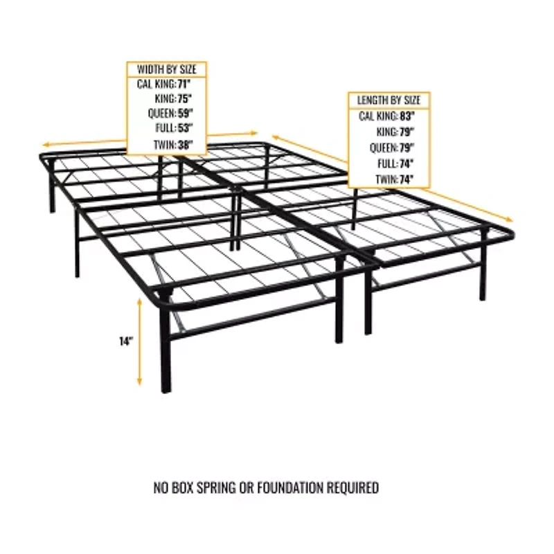 Boyd Sleep 14" Metal Platform Bed Frame