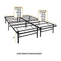 Boyd Sleep 14" Metal Platform Bed Frame