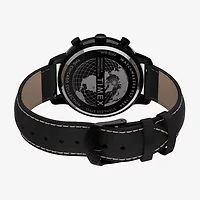 Timex Chicago Chrono Mens Chronograph Black Leather Strap Watch Tw2u39200vq