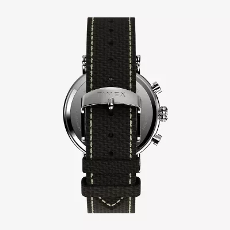 Timex Standard Chrono Mens Chronograph Brown Strap Watch Tw2v43800vq