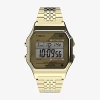 Timex Unisex Adult Gold Tone Stainless Steel Bracelet Watch Tw2r79200yb