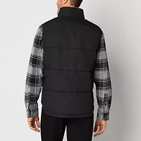 St. John's Bay Quilted Cargo Mens Midweight Puffer Vest