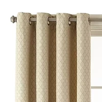JCPenney Home Light-Filtering Grommet Top Single Curtain Panel