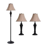 Stylecraft Geneva 3-pc. Lamp Set
