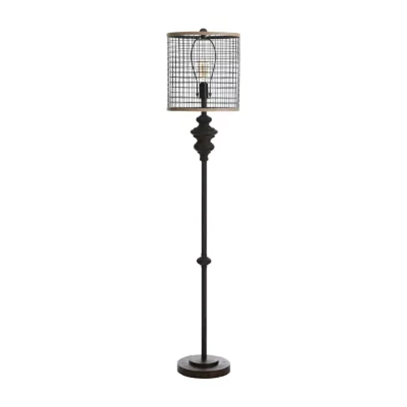Stylecraft Black Floor Lamp