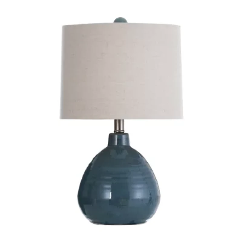 Stylecraft Turquoise Ceramic Table Lamp