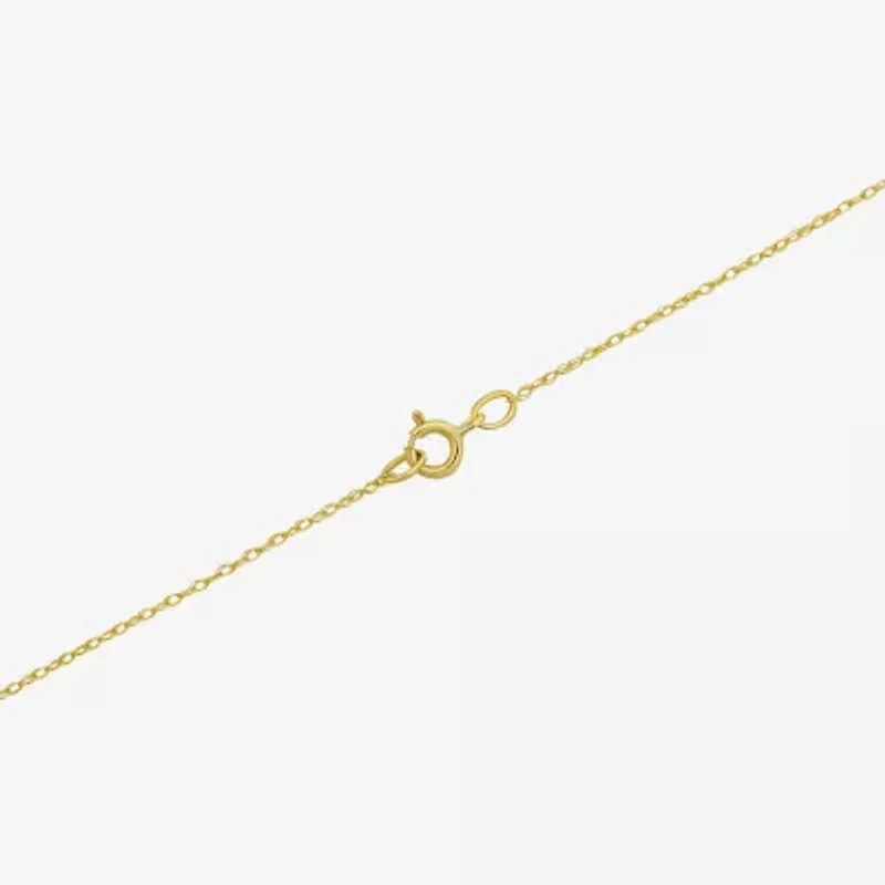 Womens 14K Gold Lady of Guadalupe Oval Pendant
