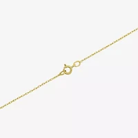 Womens 14K Gold Lady of Guadalupe Oval Pendant