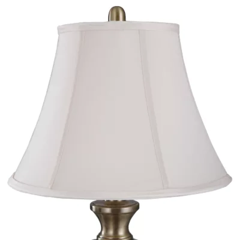 Stylecraft Antique Brass Finish 2-pc. Lamp Set